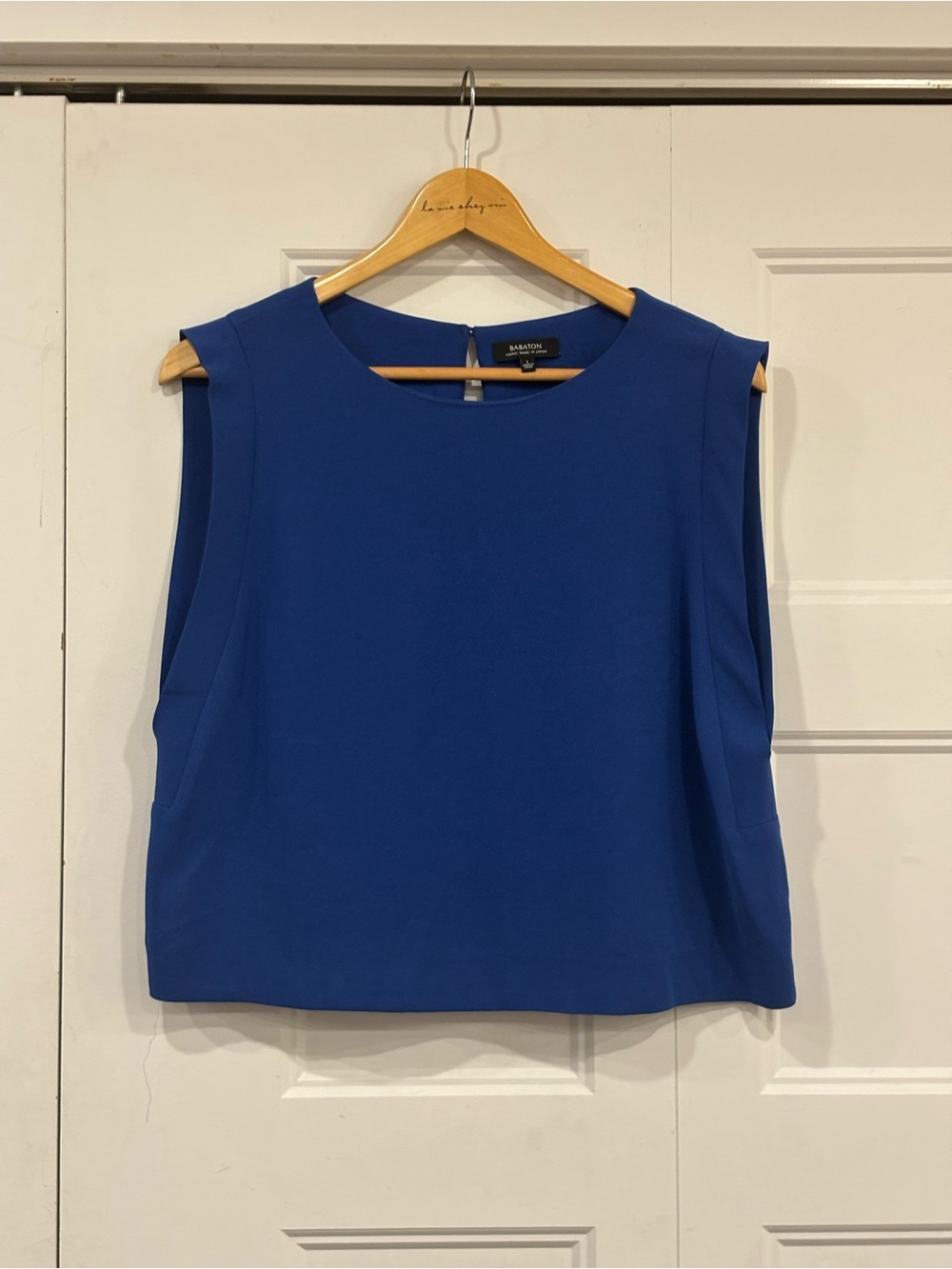 Babaton Sleeveless Blue Top size L